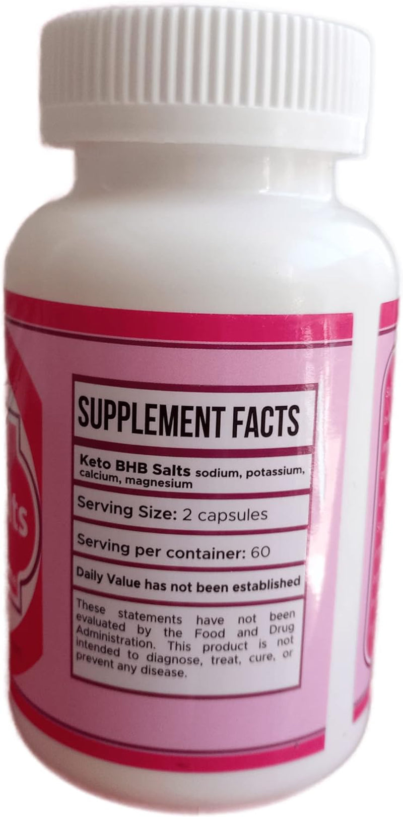 Advanced Ketosis Supplement Made of Bioperine, ACV and 4 Exogenous Ketone Salts; Apple Cider Vinegar with Bioperine and 4 Keto Salts Capsules, 120 Caps: Fast Acting Keto Bhb Salts