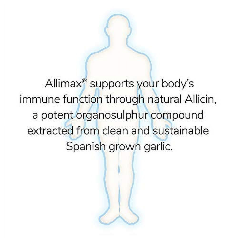 Allimax Pro 450Mg 100 Vegicaps. Allicin Garlic Supplement to Support Your Body?S Immune Function. with Stabilized Allicin Extracted from Clean & Sustainable Spanish Grown Garlic. Professional Strength