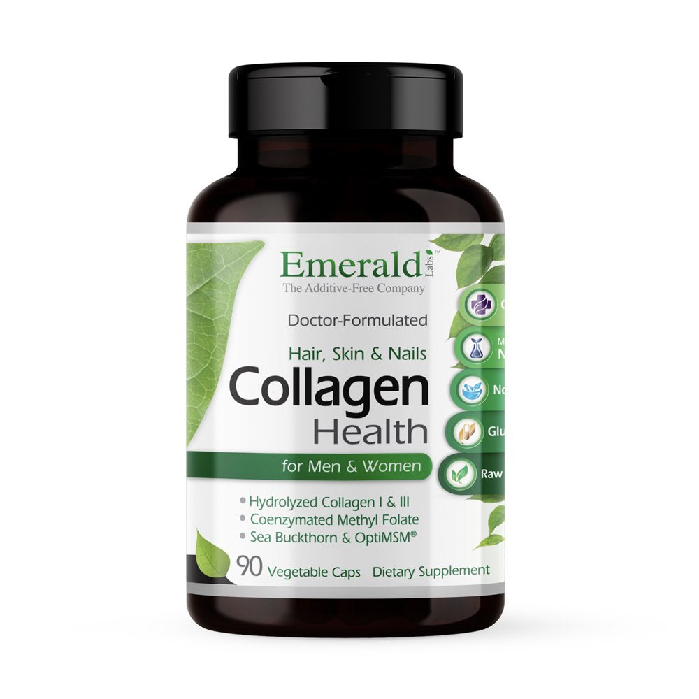 Collagen Health for Men & Women, 90 Vegetable Caps, Emerald Laboratories