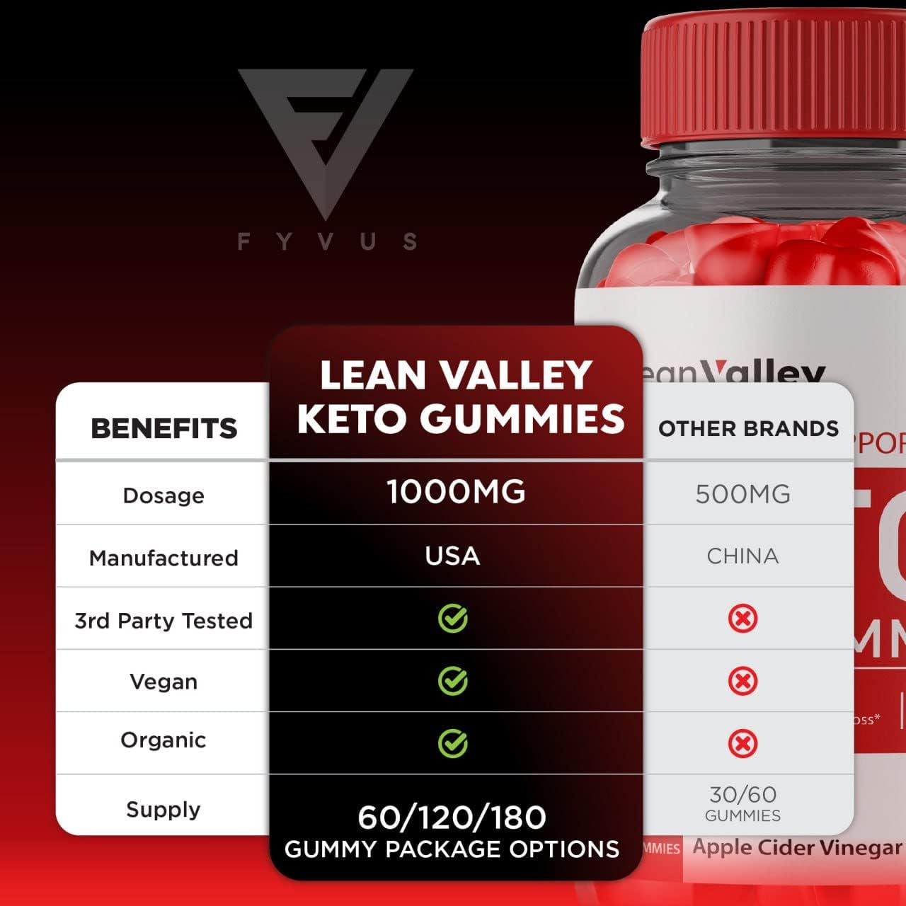 (2 Pack) Lean Valley Keto ACV Gummies Advanced Weight Loss Formula - Lean Valley Gummies with Apple Cider Vinegar Supplement Keto + ACV AVC Leanvalley Works Fast (120 Gummies)