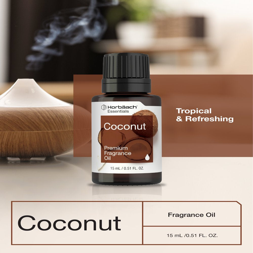 Coconut Fragrance Oil | 0.51 Fl Oz (15Ml) | by Horbaach