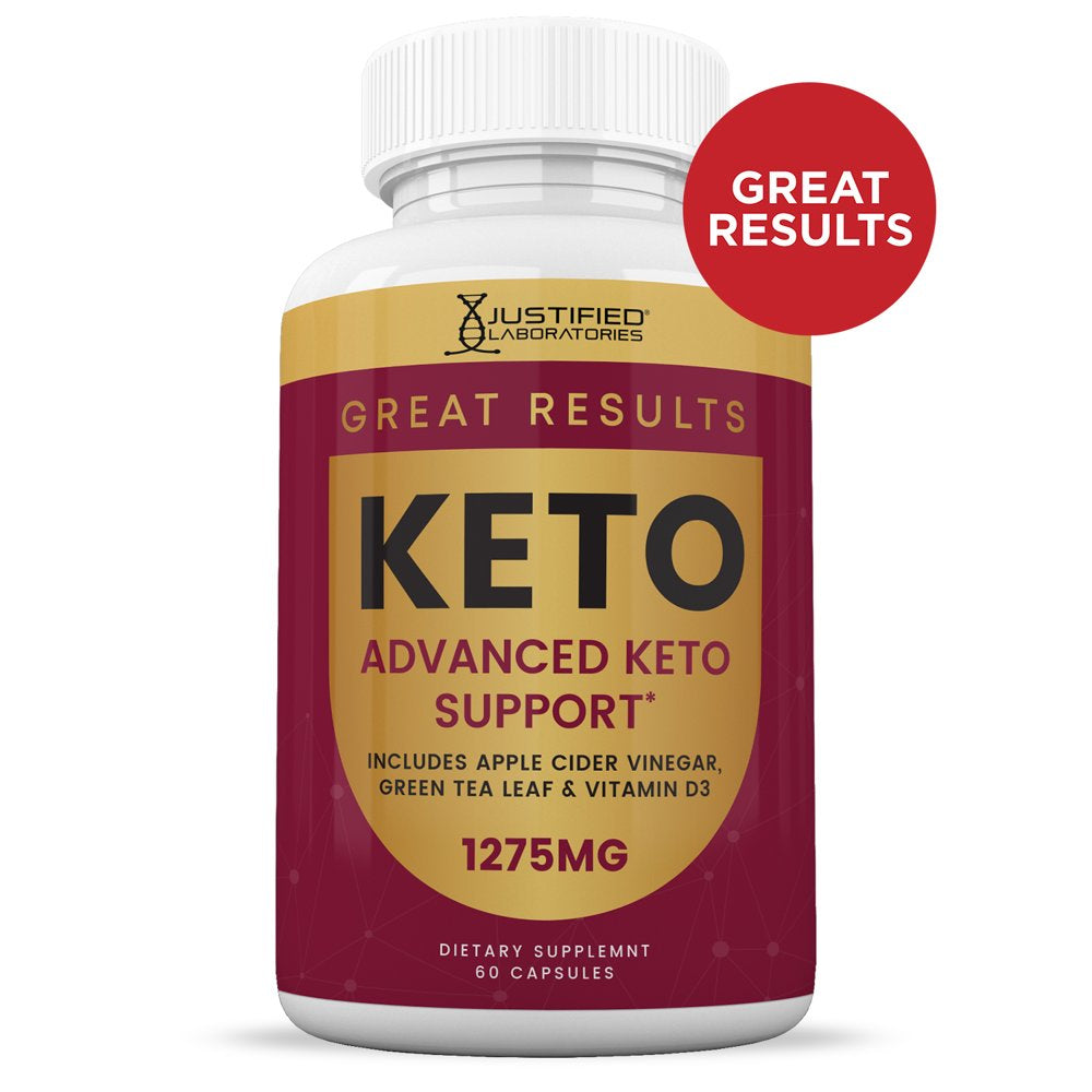 (10 Pack) Justified Laboratories Great Results Keto ACV Pills 1275Mg Dietary Supplement 600 Capsules