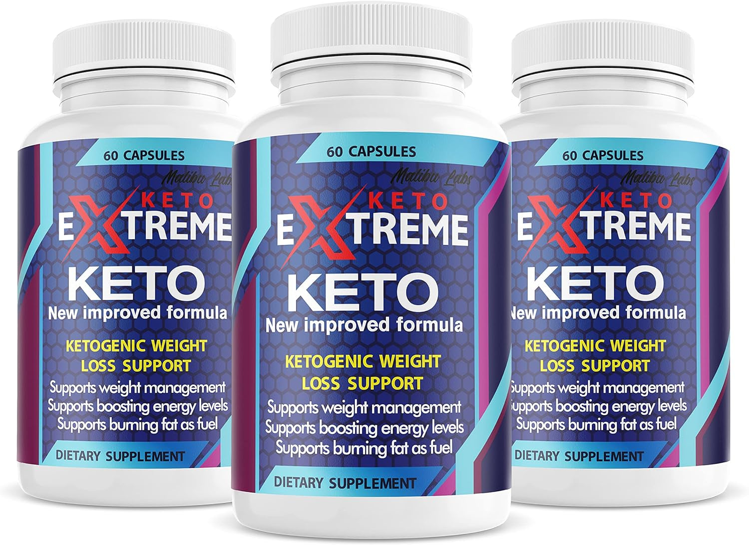 (Official) Keto Extreme, Advanced Formula, Made in the USA, (3 Bottle Pack), 90 Day Supply