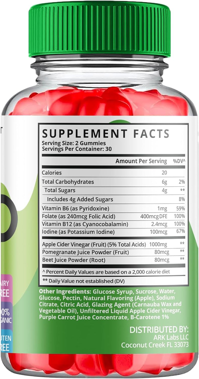 Active Keto ACV Gummies - Active Keto Gummies with Apple Cider Vinegar, Active Keto Gummies with ACV for Ketosis - Vegan, Non GMO - Advanced Formula Ketogenic (60 Gummies)