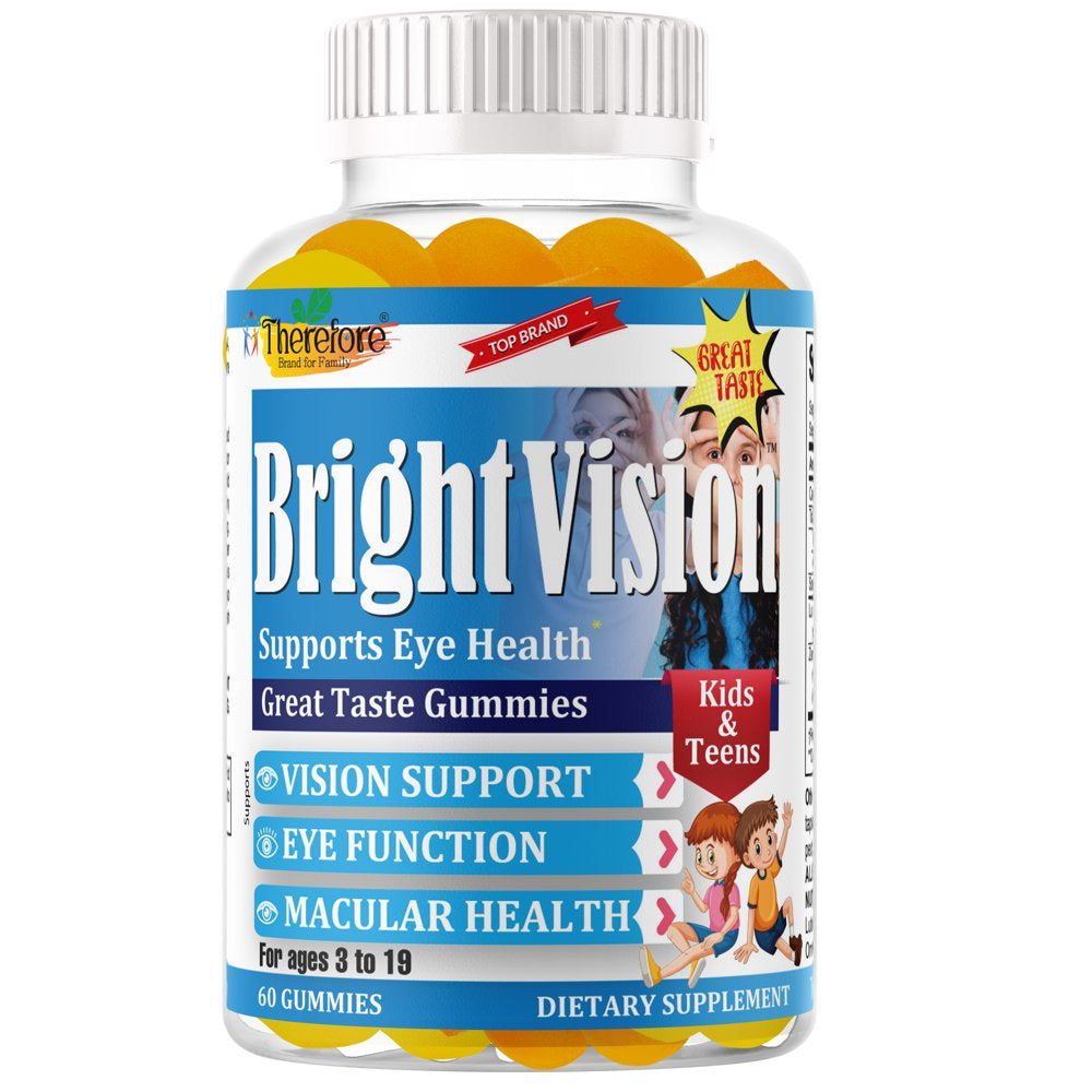 Brightvision Eye Vitamins Supplements Lutein Gummies Kids for Eye Vision Health Care Additive-Free Chewable Lutein Gummy