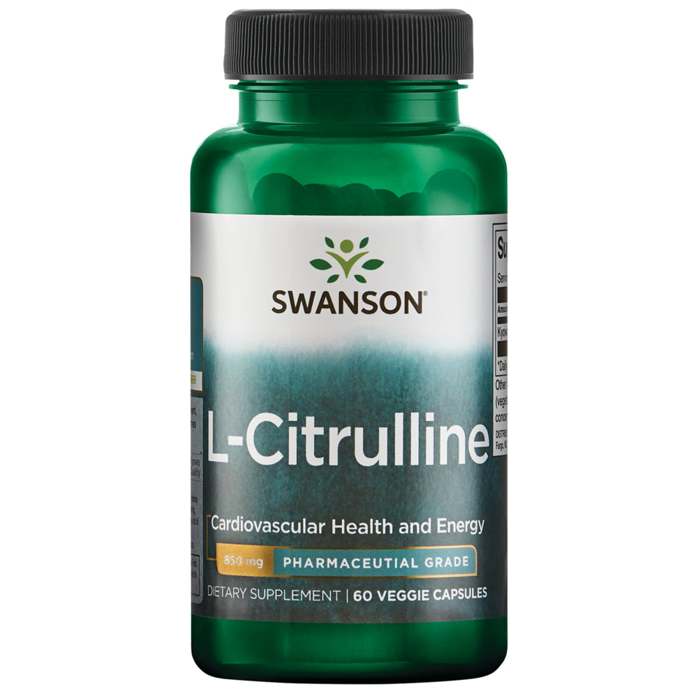 Swanson L-Citrulline - Pharmaceutical Grade 850 Mg 60 Veggie Capsules