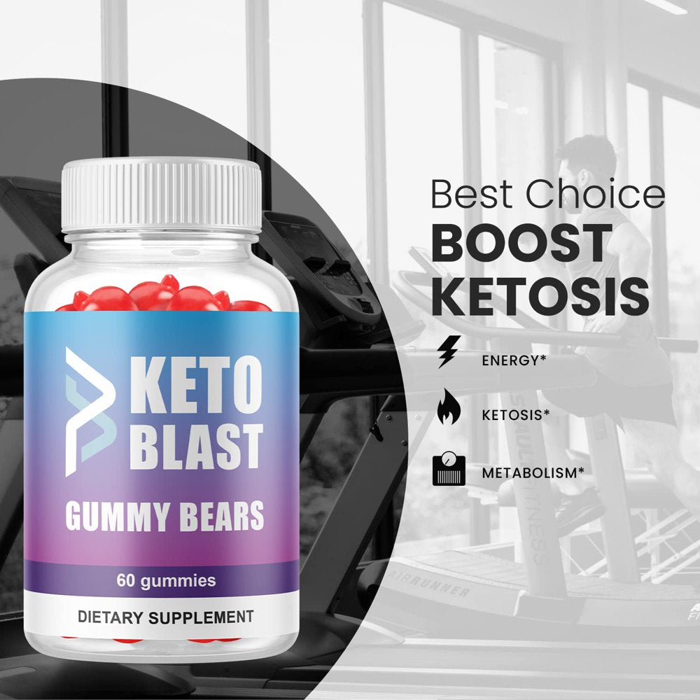 (2 Pack) Keto Blast Gummies - Supplement for Weight Loss - Energy & Focus Boosting Dietary Supplements for Weight Management & Metabolism - Fat Burn - 120 Gummies