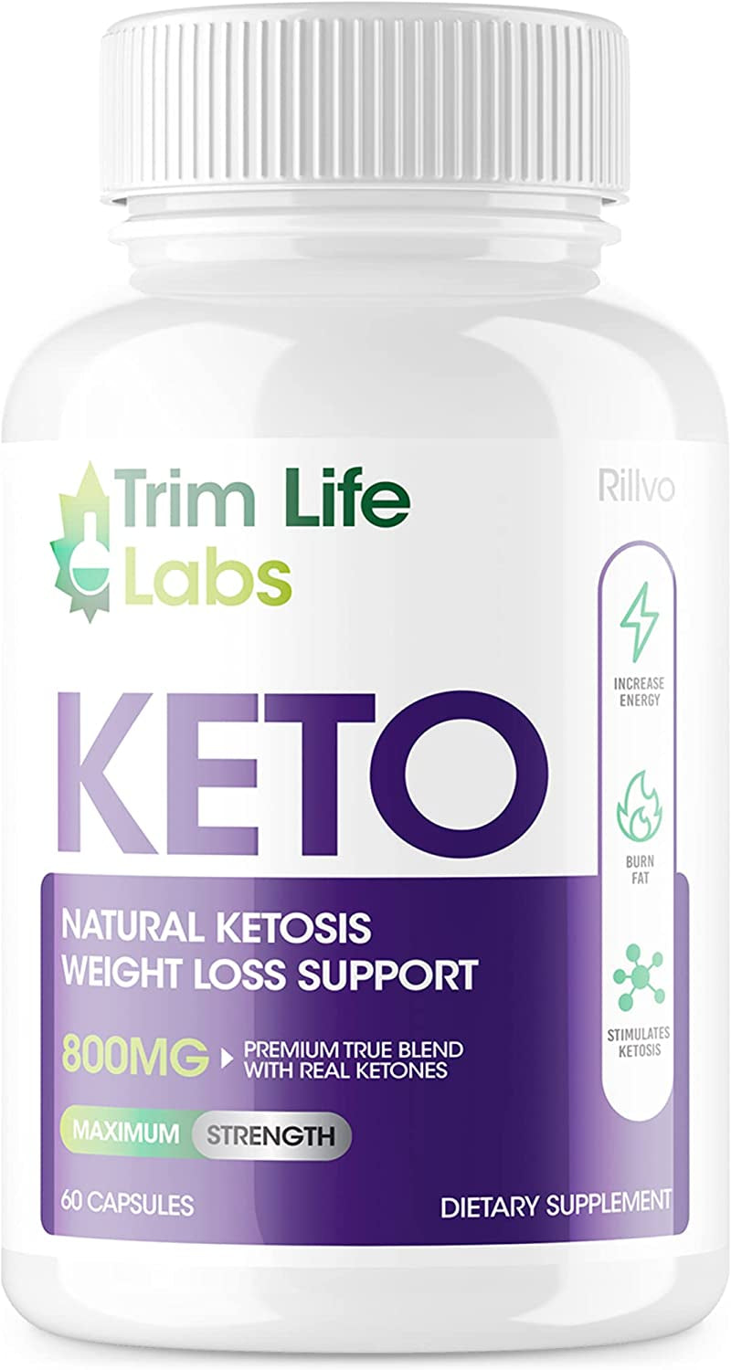 Trim Life Keto Advanced Weight Loss Supplement Ketosis Pills (60 Capsules)