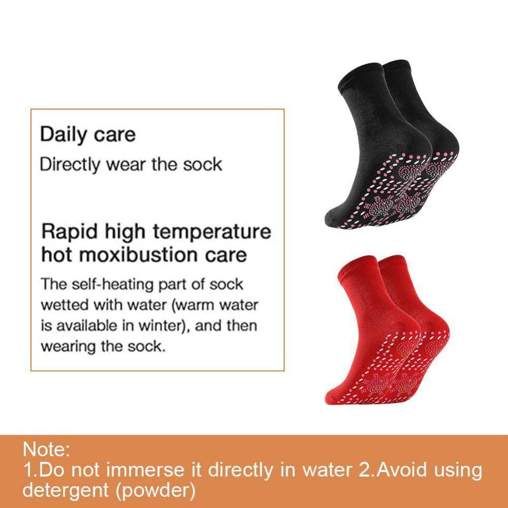 Clearance!1Pair Heated Socks for Men/Women, Outdoor Feet Warmer Socks, Anti-Freezing, for Winter Riding Camping Hiking Skiing