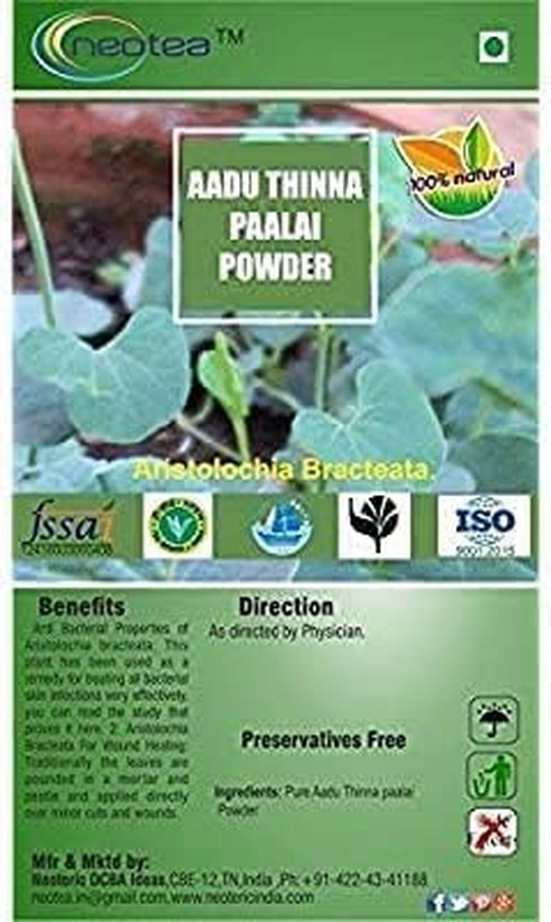 BETT Neotea Aadu Thinna Paalai, Aristolochia Bracteata Powder, 300 G.