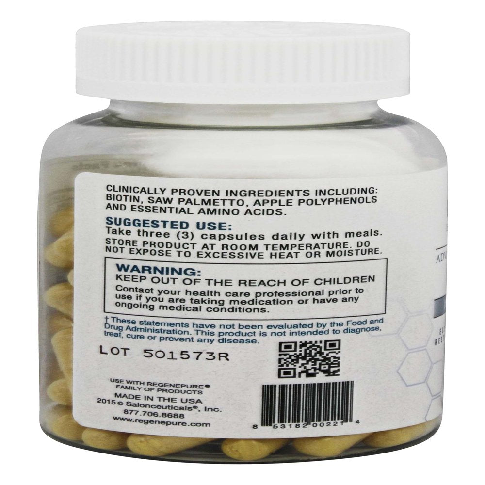 Regenepure - Advanced Hair Loss Formula with Biotin Maximum Strength - 90 Capsules