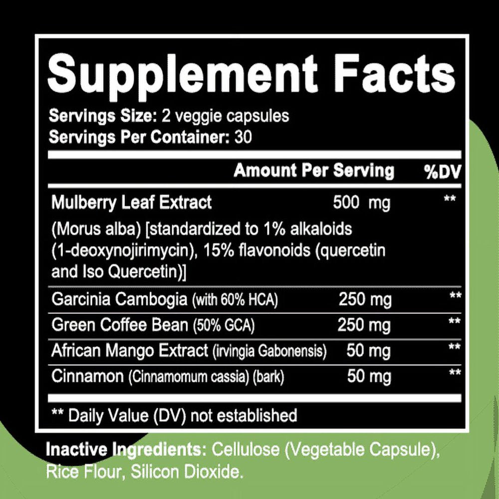 White Mulberry Leaf Blend, Blood Sugar Natural Support by Curative Diagnostics