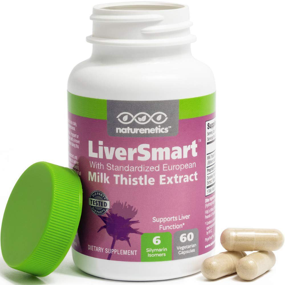 Liver Cleanse Detox & Repair Formula | Quality Liver Support Supplement with Milk Thistle & Silymarin +5 Extra Liver Health Ingredients | Vegan, Non-Gmo, Lab Tested, USA Made | 60 Caps (1)
