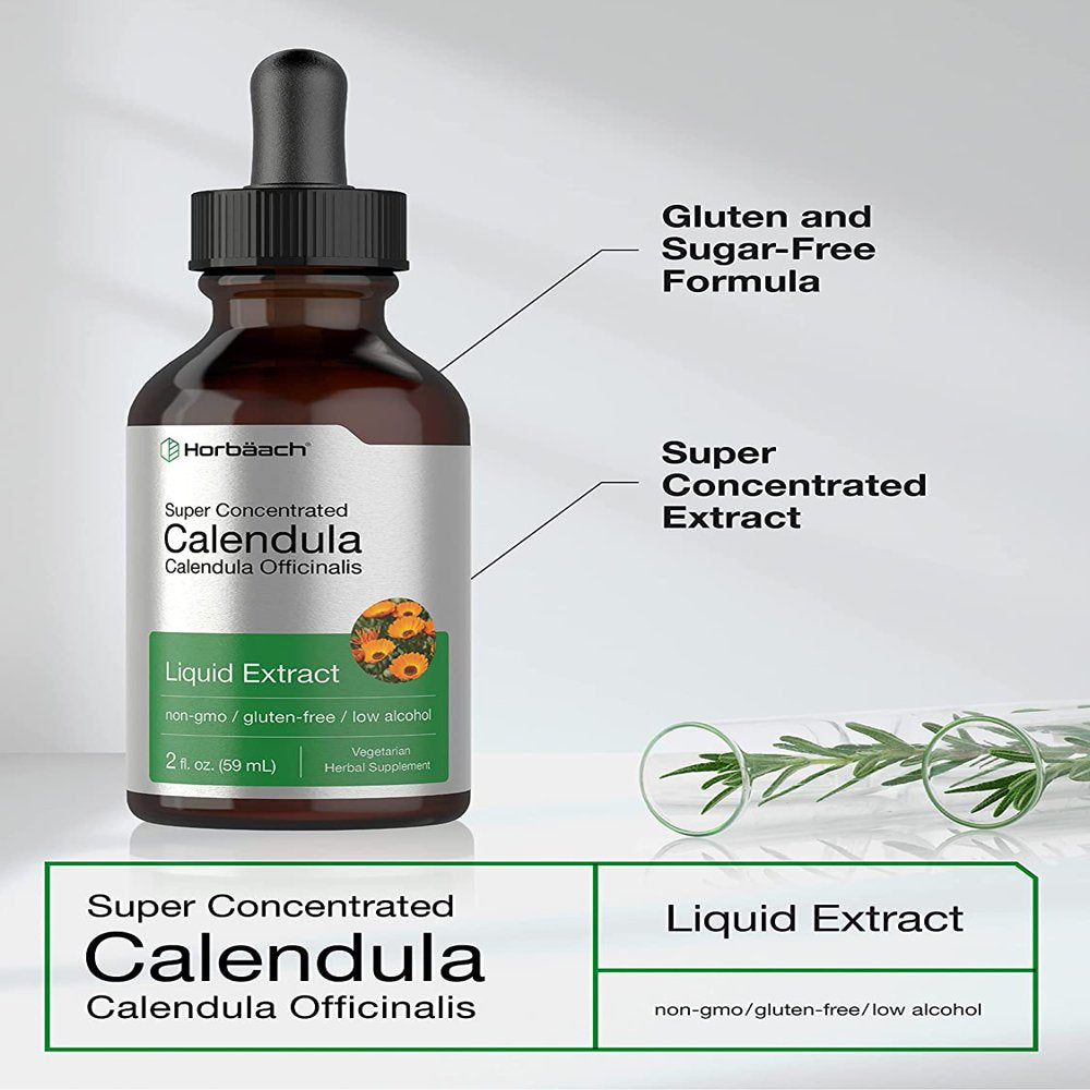 Calendula Liquid Extract | 2 Oz | Vegetarian Tincture | by Horbaach