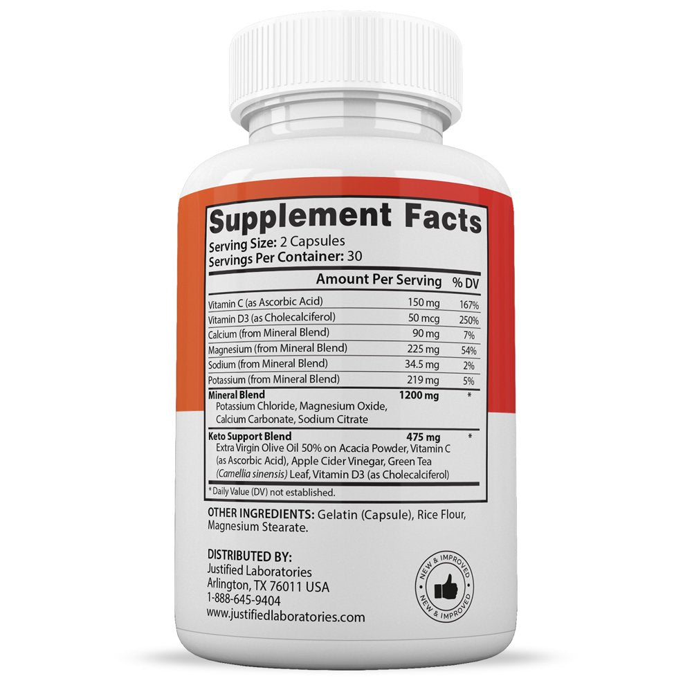 (2 Pack) Impact ACV MAX Pills 1675 MG Stronger than Gummies Advanced Keto Support 120 Capsules