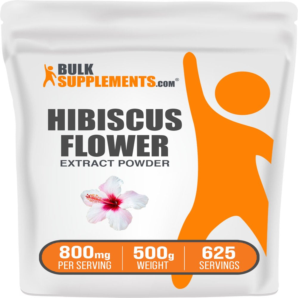 Bulksupplements.Com Hibiscus Flower Extract Powder - Hibiscus Powder for Hair Growth - Ayurvedic Powders for Hair Growth (500 Grams)