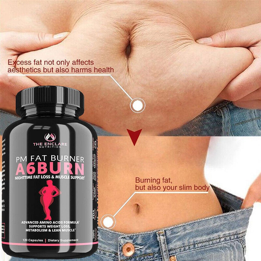 A6BURN Weight Loss Capsules Fat Burner Supplement DIET CAPSULES for Men Women - 120 Capsules