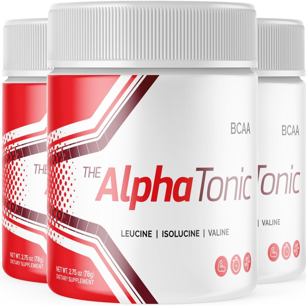 (3 Pack) Alpha Tonic - Dietary Supplement Keto Powder Shake for Weight Loss Management & Metabolism - Appetite Suppressant