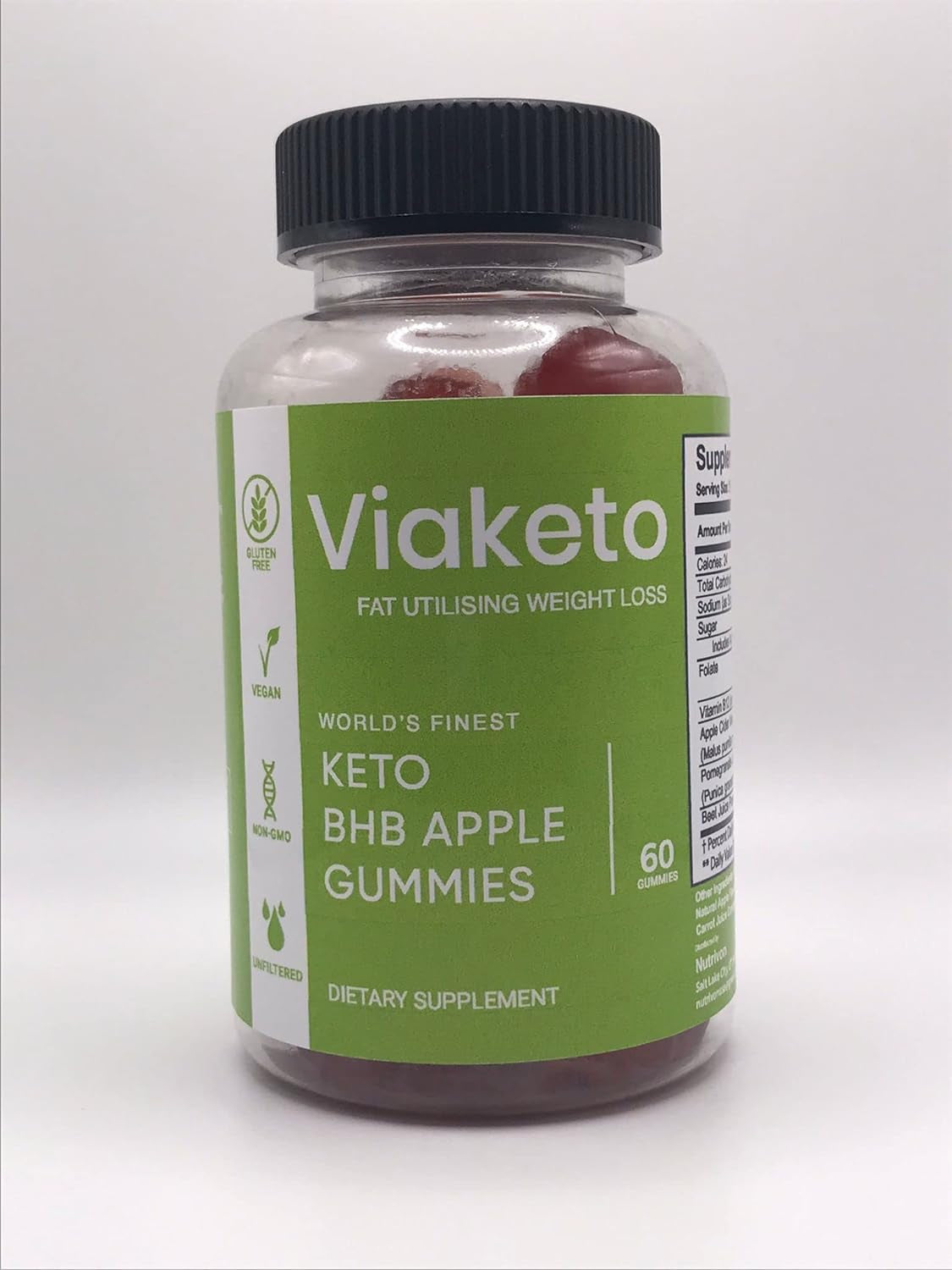 (2 Pack) via Keto Gummies, 120 Count, 2 Months Supply