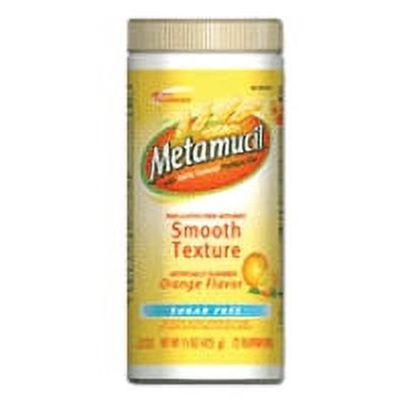 Metamucil Smooth Texture Bulk Forming Sugar Free Orange Flavor Powder - 72 Doses