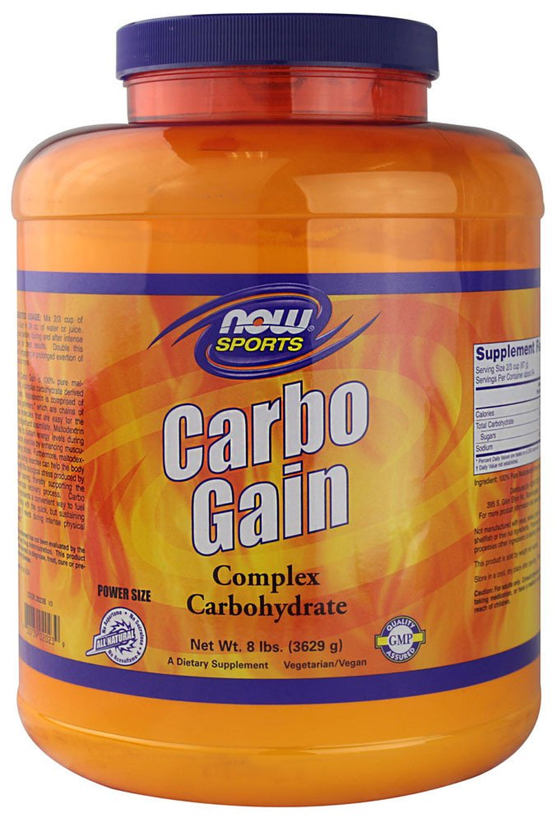 NOW Sports Carbo Gain -- 8 Lbs