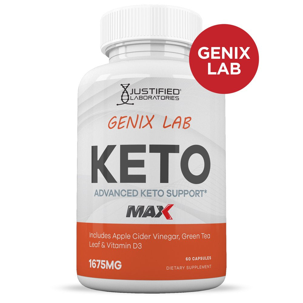 (10 Pack) Genix Lab Keto ACV MAX Pills 1675Mg Alternative to Gummies Dietary Supplement 600 Capsules