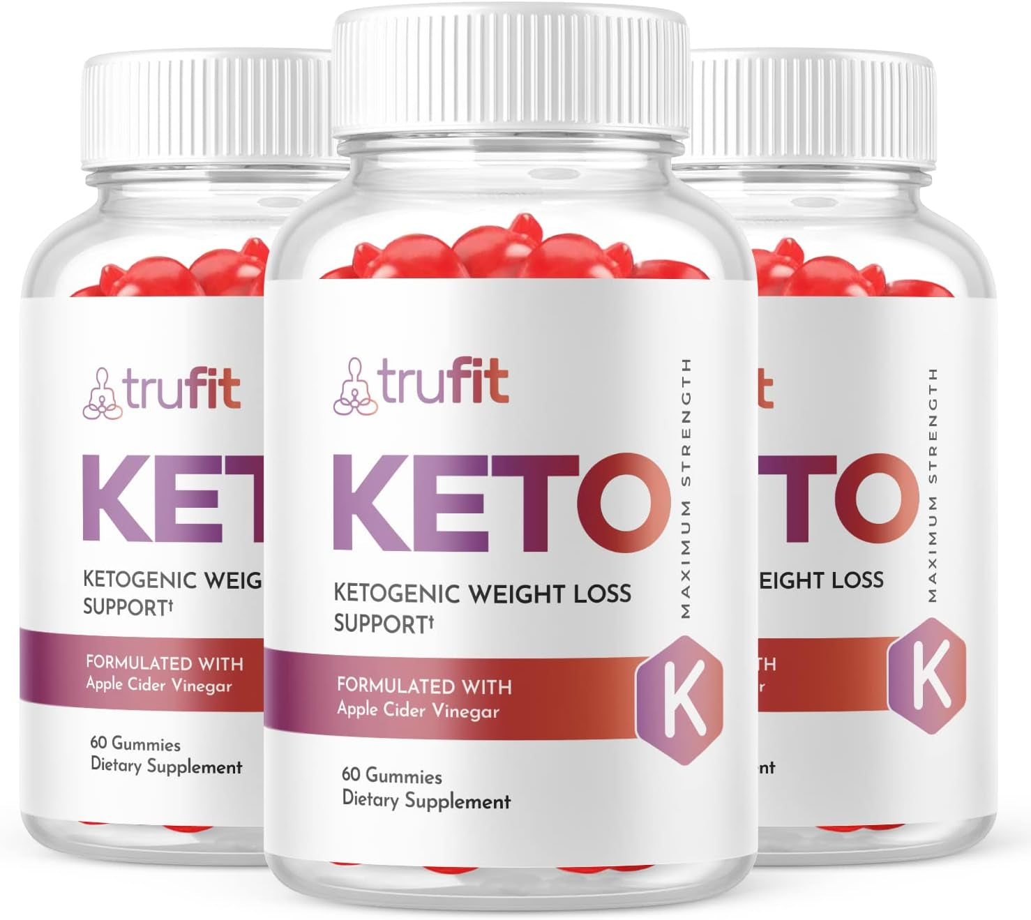 Trufit Keto ACV Gummies, Trufit Keto Gummies (3 Pack)