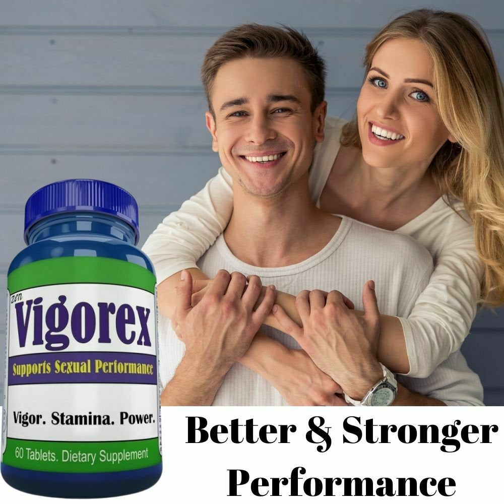 Vigorex Testosterone Booster for Men, Libido Booster, Male Enhancement Stamina 60 Pills