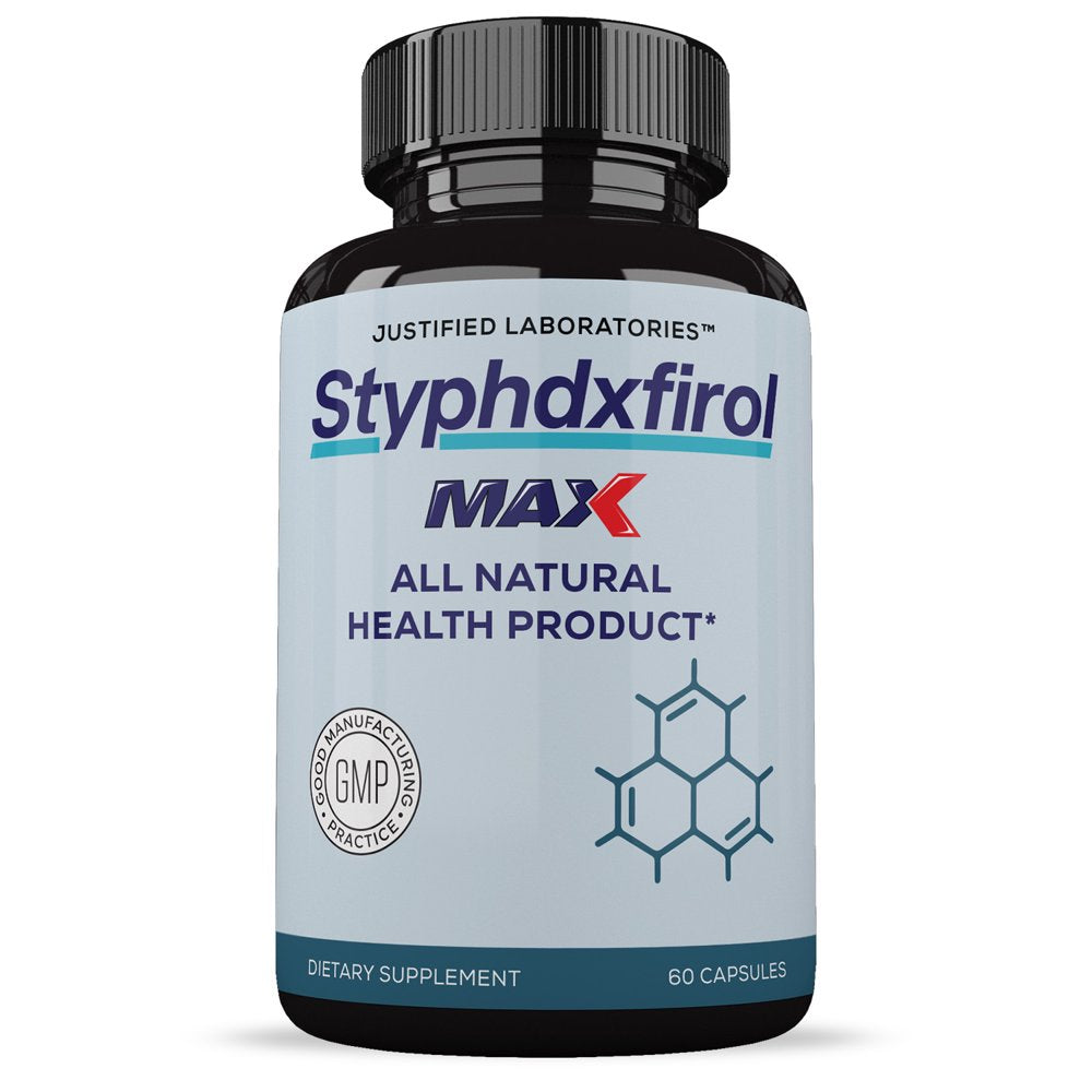 (2 Pack) Styphdxfirol Max 1600MG Advanced Men'S Heath Performance Formula Pills 120 Capsules