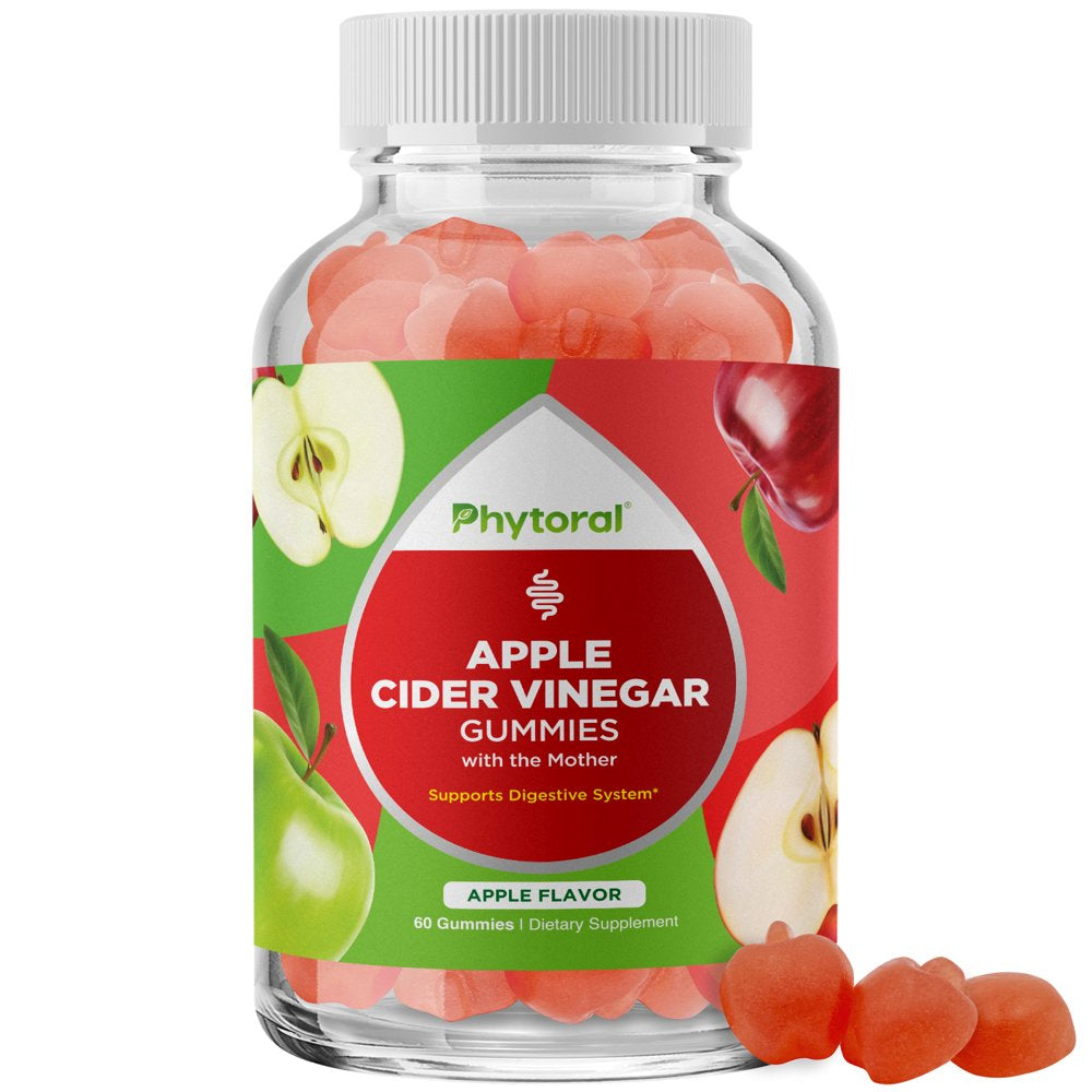 Apple Cider Vinegar Gummies with the Mother - ACV Gummies with Mother for Adults for Immune Support Digestion Gut Health and Energy Support Supplement - Apple Cider Vinegar Gummy Vitamins for Adults