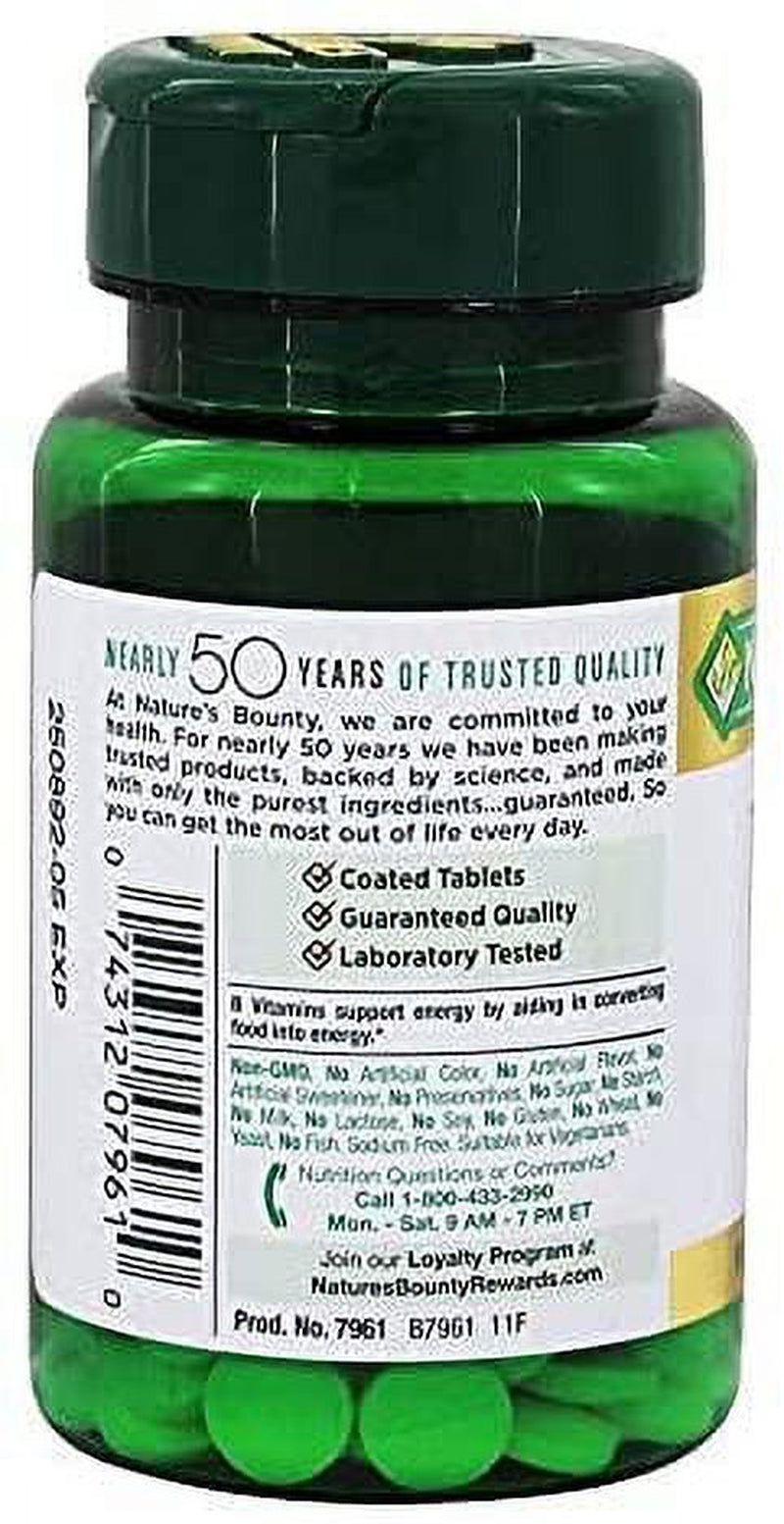 Nature'S Bounty Biotin 1000 Mcg Vitamin Supplement Tablets 100 Each