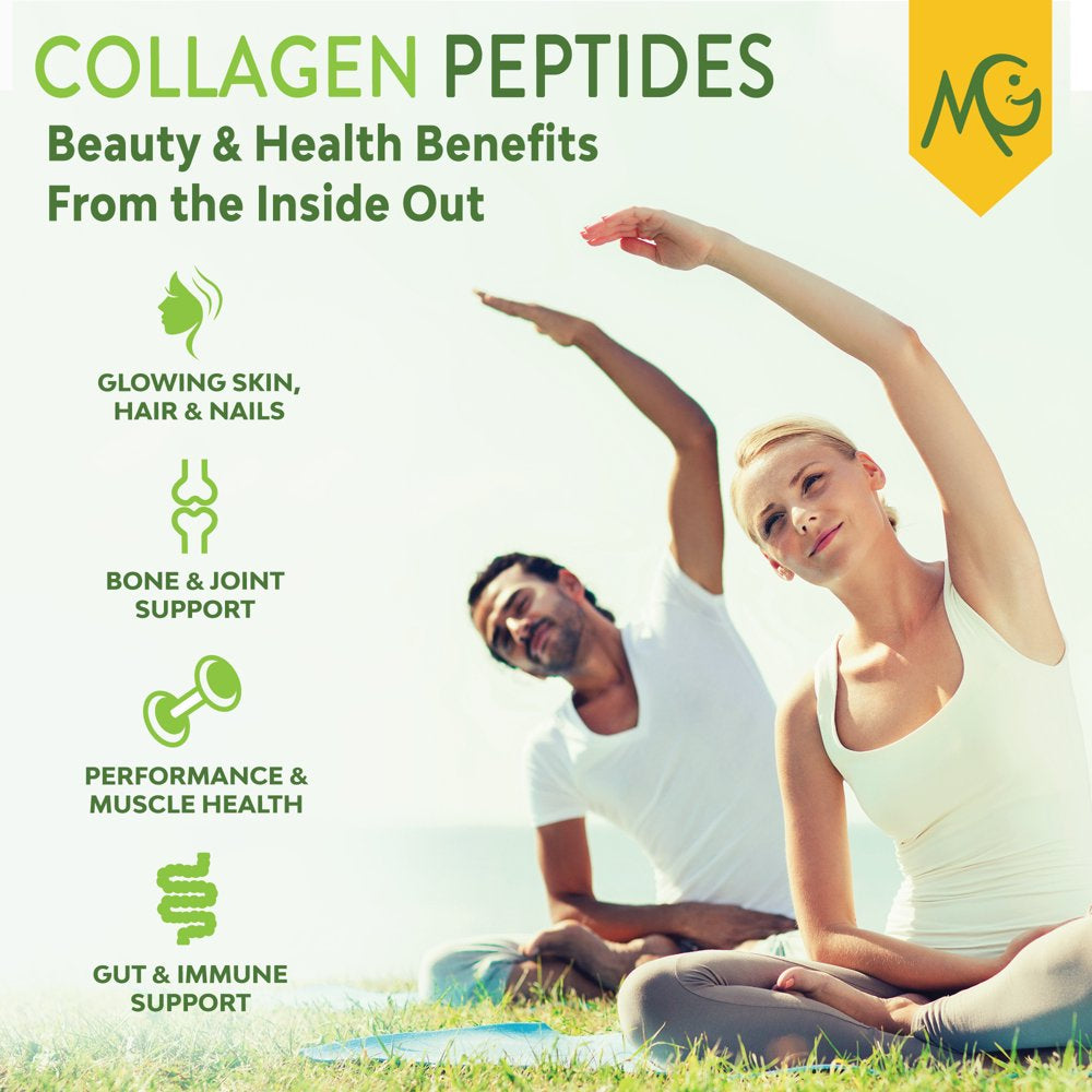 Marigold Grass-Fed Collagen Peptides - Unflavored 1LB - Type I & III Hydrolyzed - Recovery Amino Acids