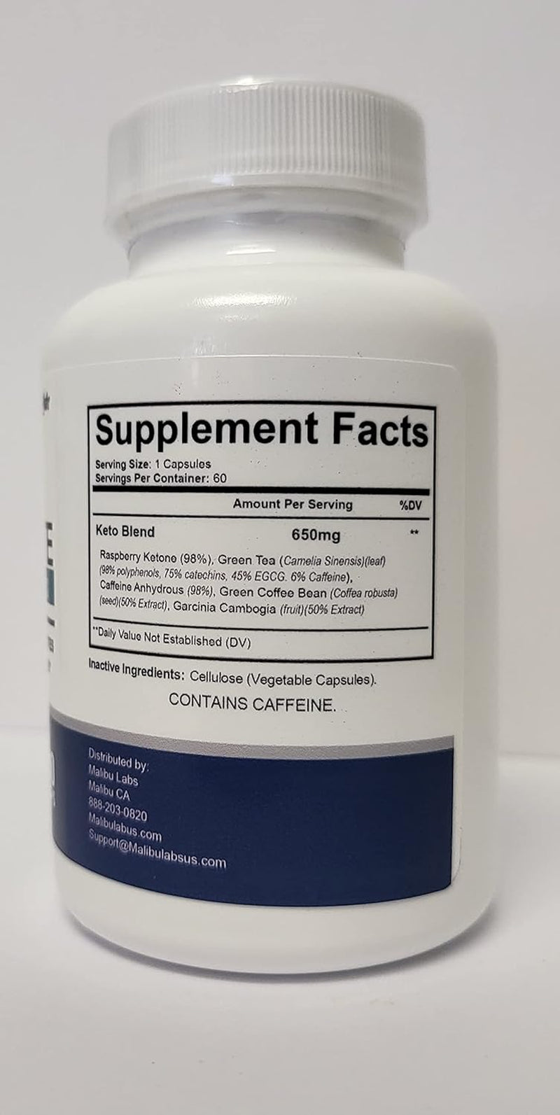 Ultra White Keto, Advanced Ketogenic Pill Shark Formula 1300 MG, Made in the USA, (3 Bottle Pack), 90 Day Supply