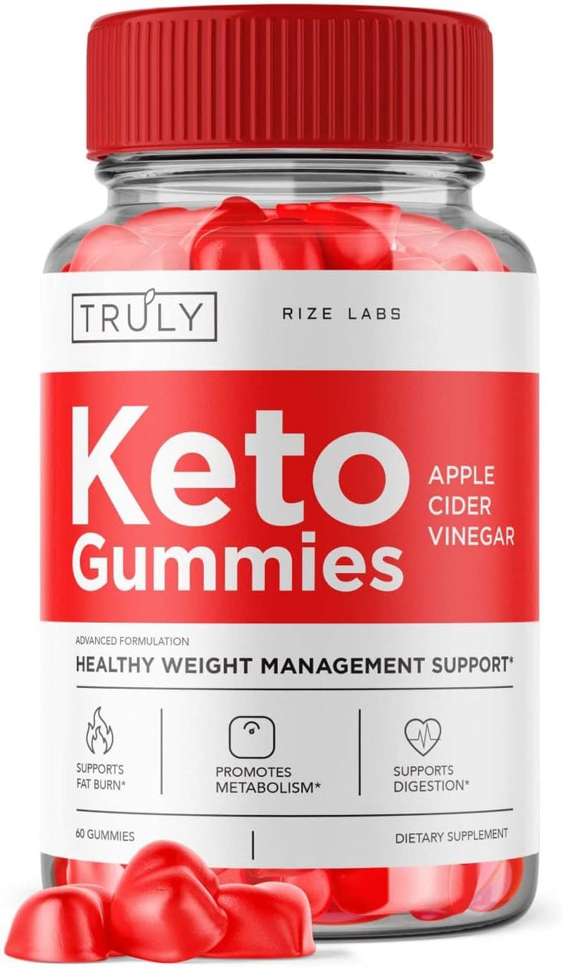 Truly Keto ACV Gummies Truly Apply Cider Vinegar for Belly 1000 Mg (60 Gummies)