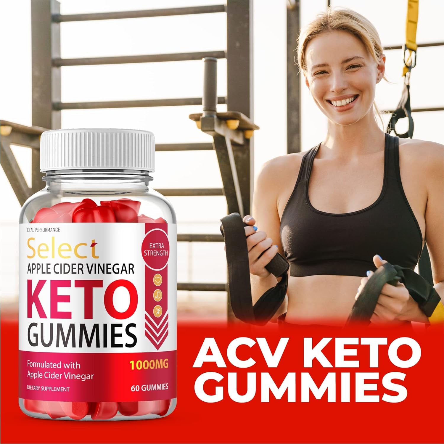 (5 Pack) Select Ketos Gummies Ketos Select ACV Ketos Gummies Supplement (300 Gummies)