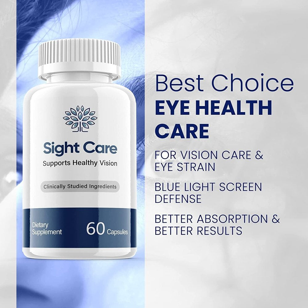 Sight Care Vision Supplement Pills,Supports Healthy Vision and Eyes Sight 60 Capsules