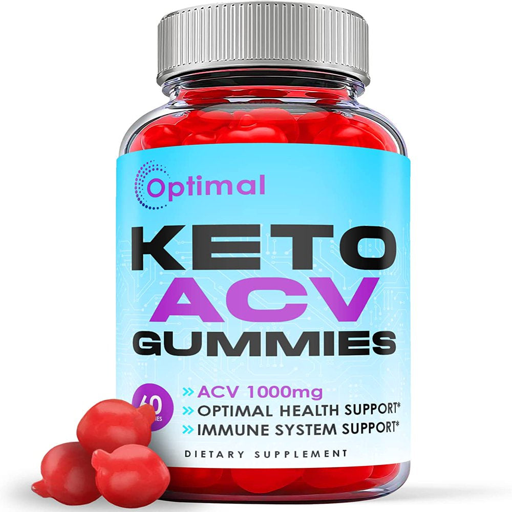 (1 Pack) Optimal Keto ACV Gummies - Supplement for Weight Loss - Energy & Focus Boosting Dietary Supplements for Weight Management & Metabolism - Fat Burn - 60 Gummies