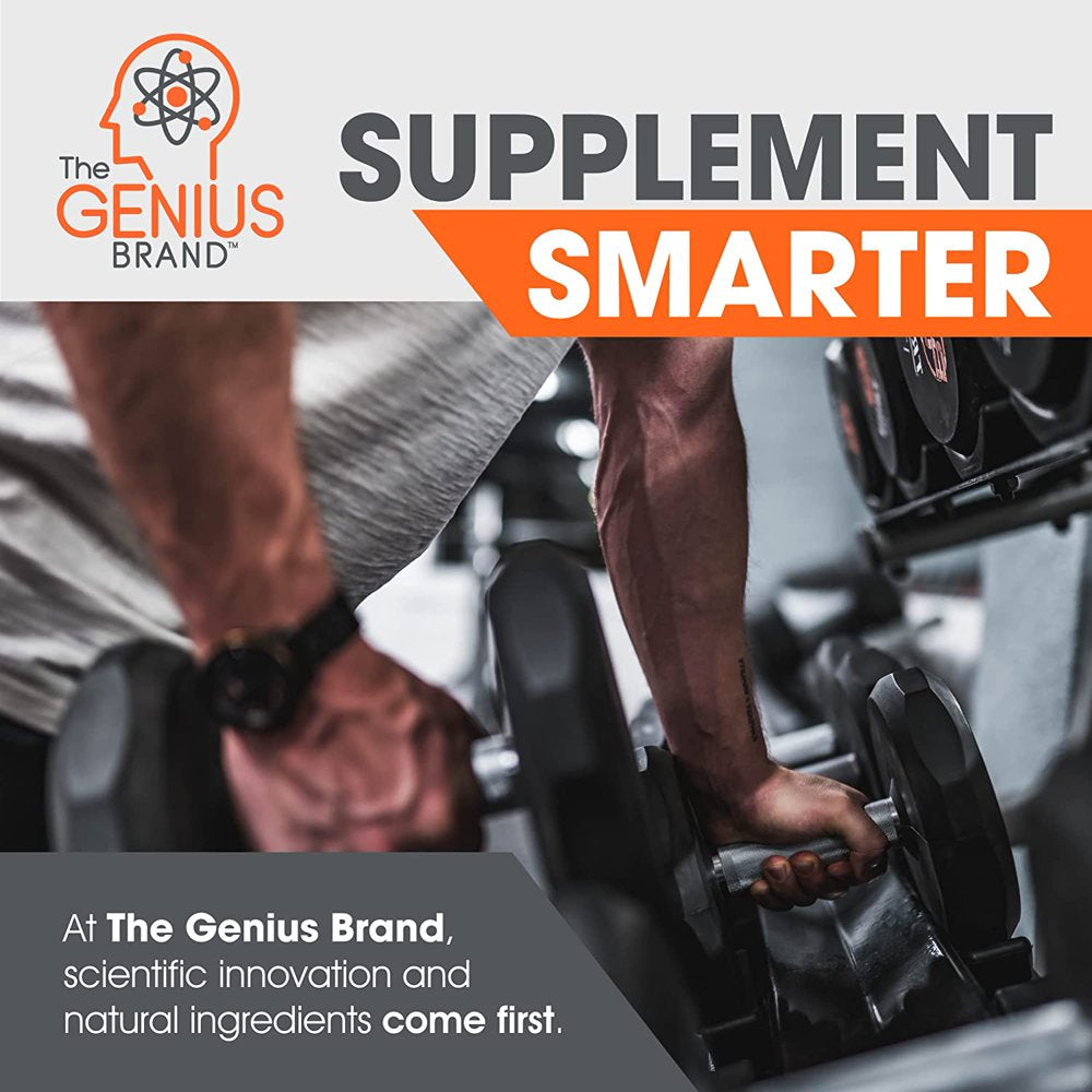 Whey Protein Powder for Lean Muscle Growth & Recovery - Dual Protein Blend Egg White Isolate, Vanilla, Genius Protein by the Genius Brand