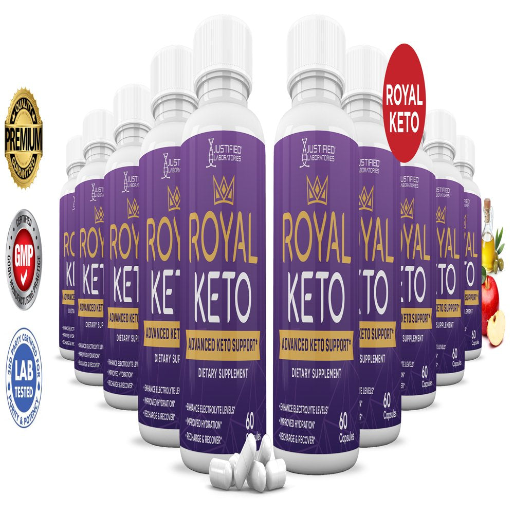 (10 Pack) Royal Keto ACV Pills 1275Mg Dietary Supplement 600 Capsules