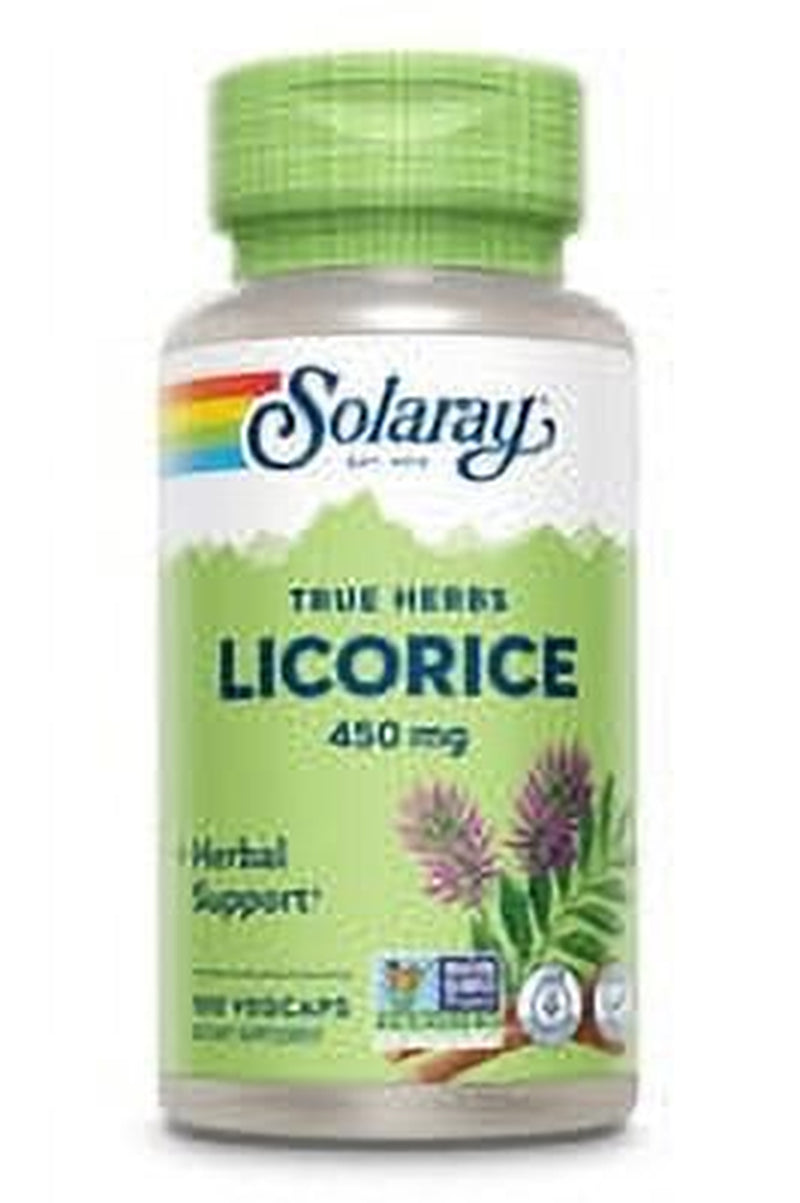 Solaray Licorice -- 100 Capsules
