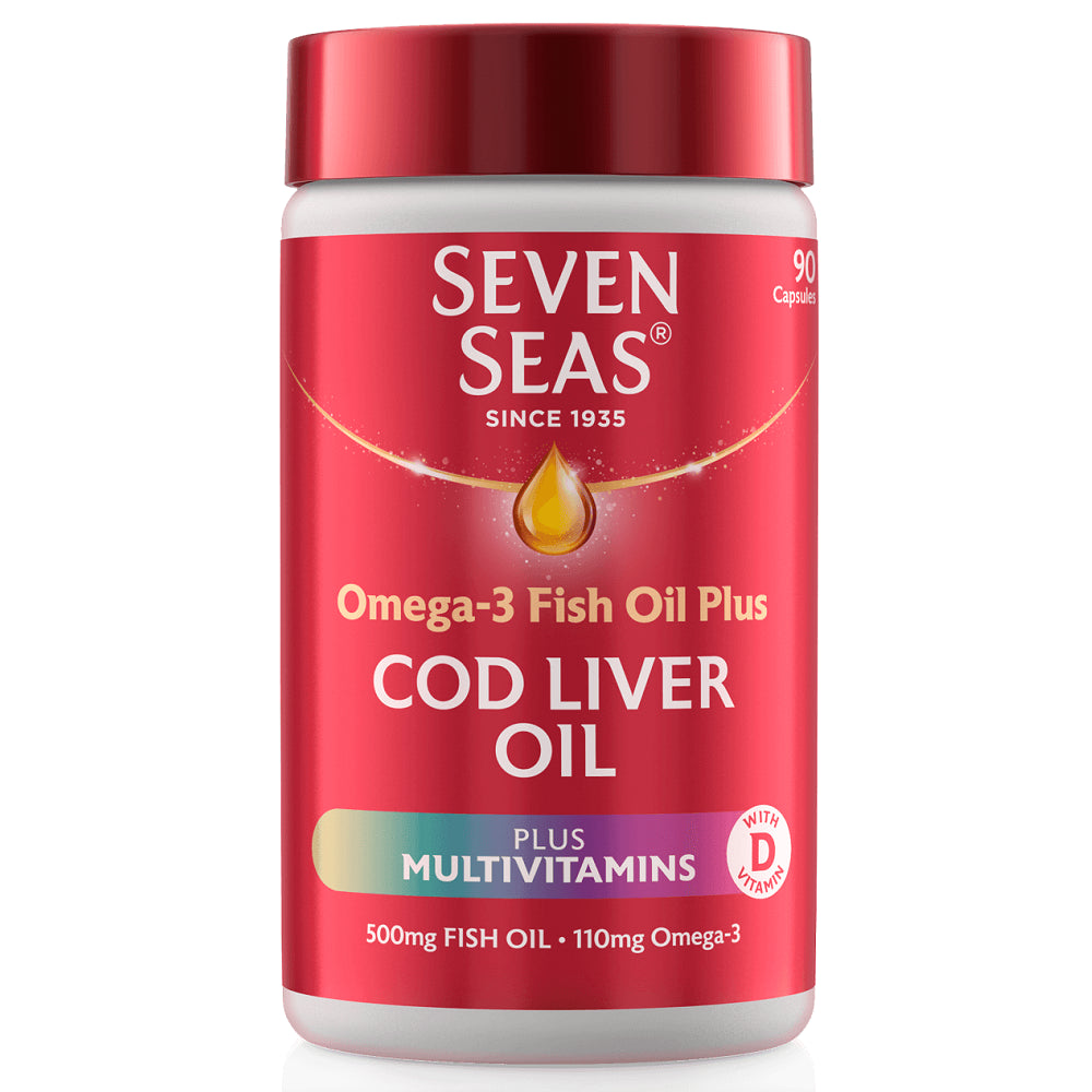 Seven Seas Cod Liver Oil and Multi Vitamins - 90 Capsules