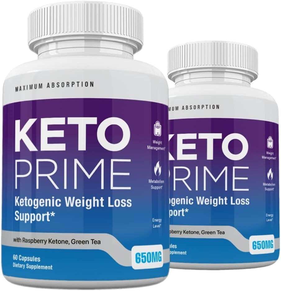 Keto BHB Real (2 Pack) Keto Prime Pills, Prime Keto 120 Count, 2 Months Supply 60 Count (Pack of 2)