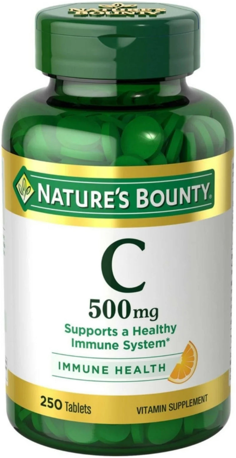 Nature'S Bounty Vitamin C 500 Mg, 250 Tablets (Pack of 2)