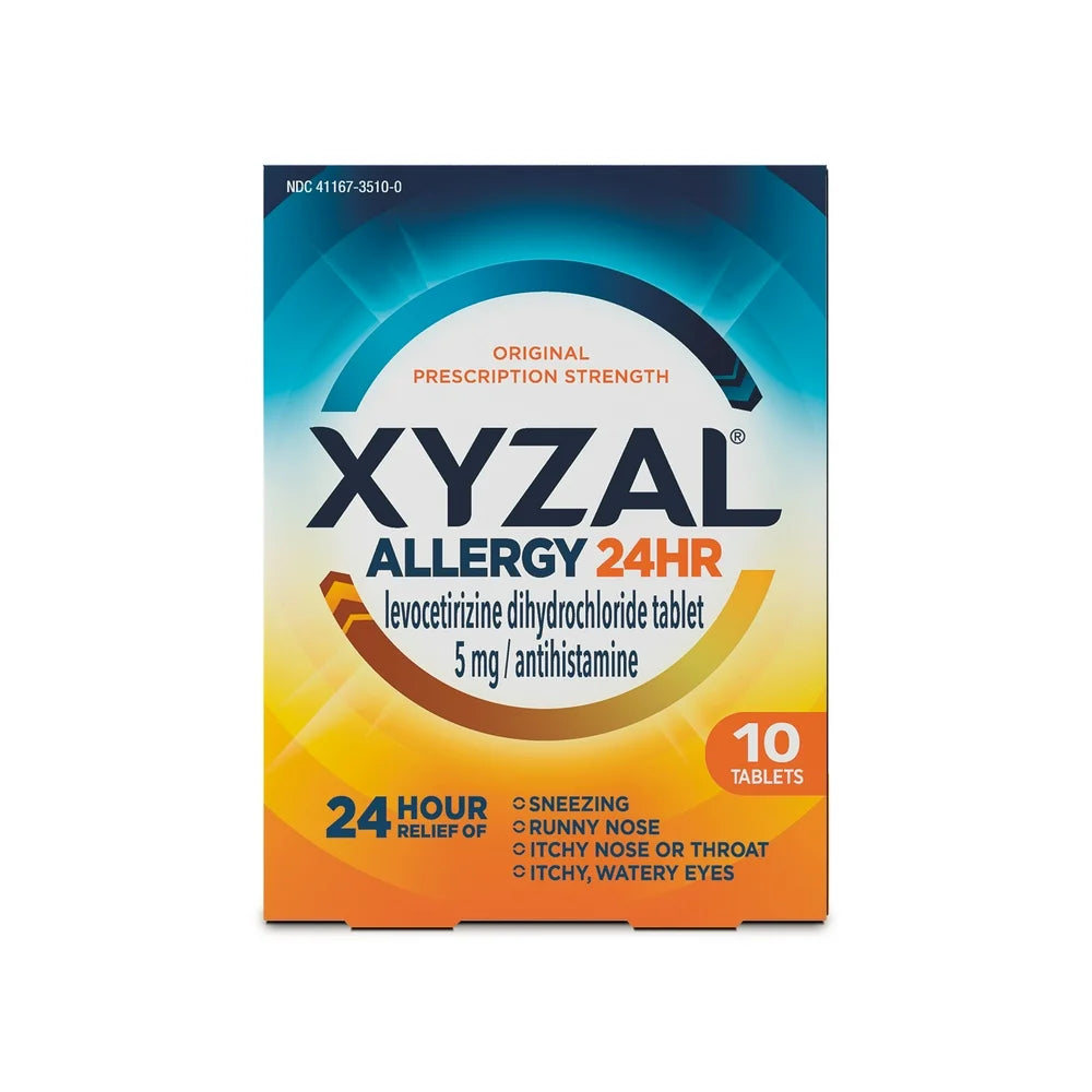 Xyzal Adult Allergy 24HR (10 Ct), Allergy Relief Tablets