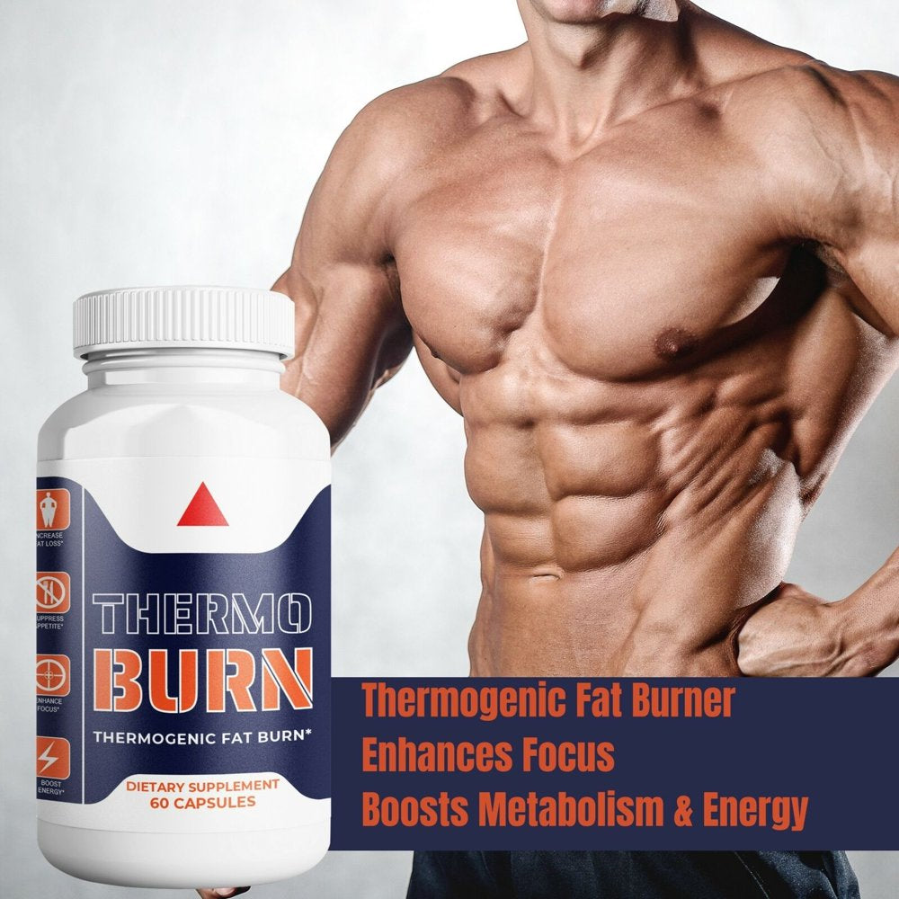 THERMO BURN Fat Burner Weight Loss Appetite Suppressant Belly Fat Burn 60 Capsules