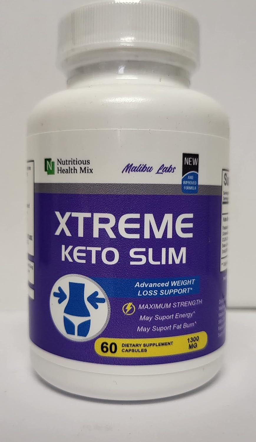 Xtreme Keto, Advanced Ketogenic Pill Shark Formula 1300 MG, Made in the USA, (3 Bottle Pack), 90 Day Supply Tank