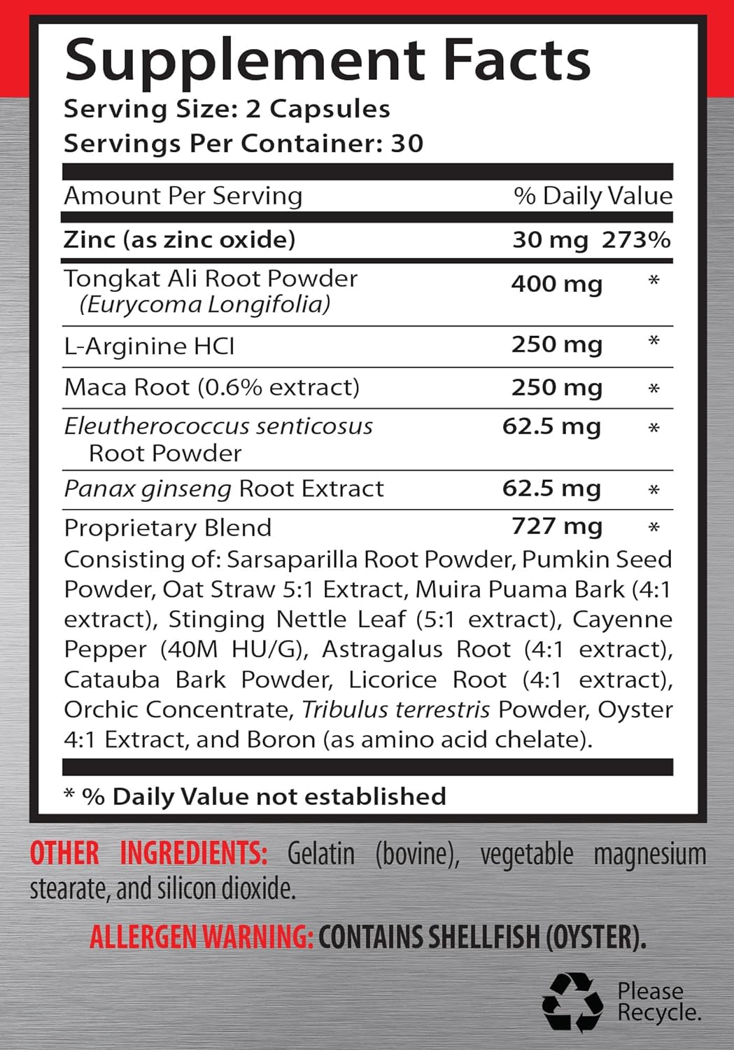 Tongkat Ali Extract Herbal - Make My Pepper Big - with Tongkat Ali, Maca, L-Arginine, Ginseng - Longjack Supplements Men, Male Libido Booster, Enhancement Pills for Men, Male Performance, 2B 120 Caps