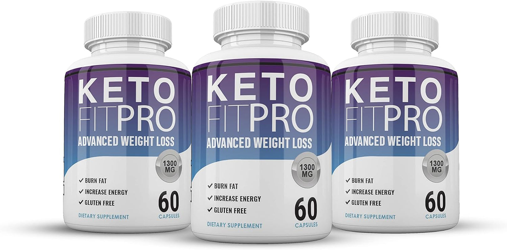 (Official) Keto Fit Pro, Advanced Formula 1300Mg, Made in the USA, (3 Bottle Pack), 90 Day Supply