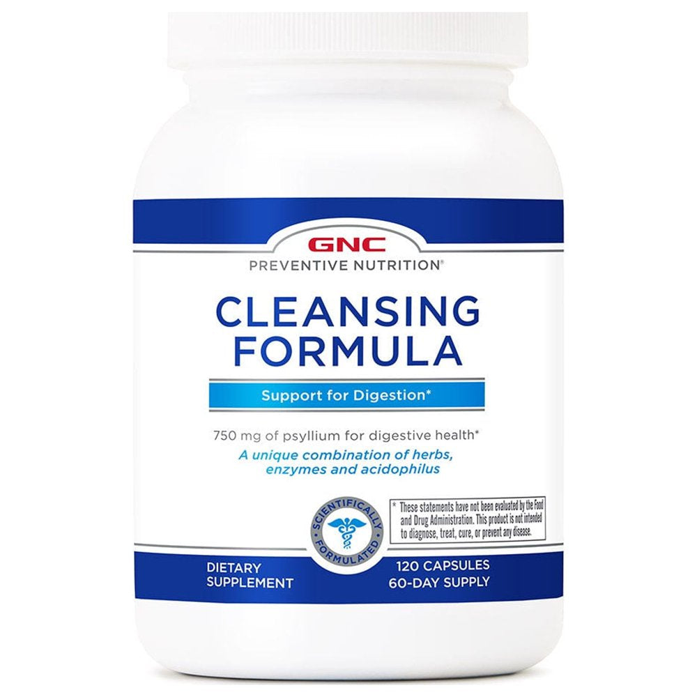 GNC Cleansing Formula, 120 Capsules, Daily Digestive Supplement